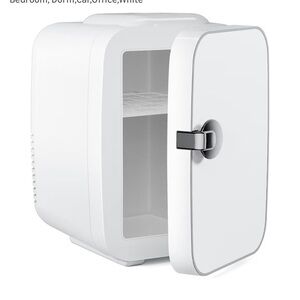 Compact White Mini Fridge